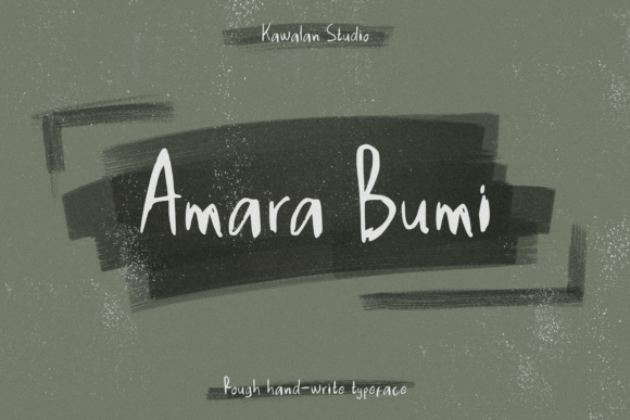 Amara Bumi: A Natural Display Font for Authentic Editorial Design
