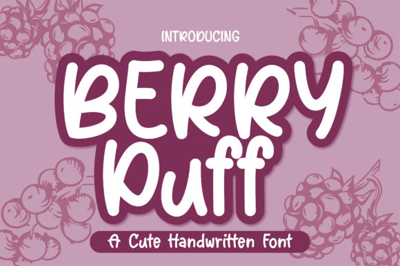 Berry Puff: A Handwritten Font That Elevates Small Business Branding