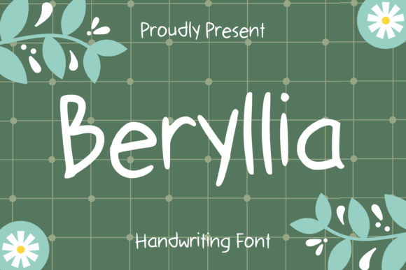 Beryllia: A Cute Handwritten Font for Small Business Branding
