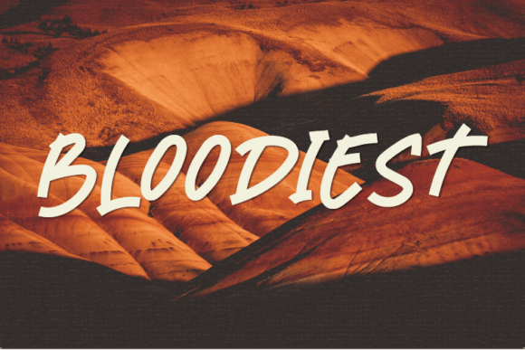 Bloodiest: A Fun Handwritten Font for Campaign Creativity