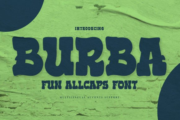 Burba Font Review: Elevating Campaign Visuals with Dramatic Serif Style