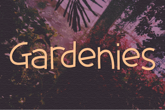 Gardenies: A Handwritten Font That Elevates Small Business Branding