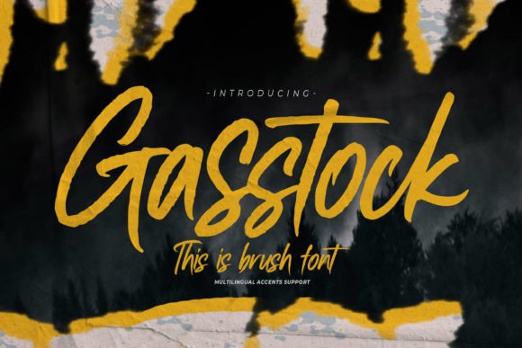 Gasstock: A Handwritten Font That Elevates Small Business Branding