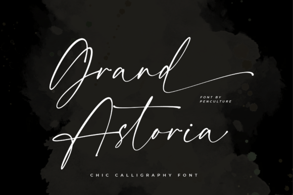 Grand Astoria: A Handwritten Font for Elegant Web Design