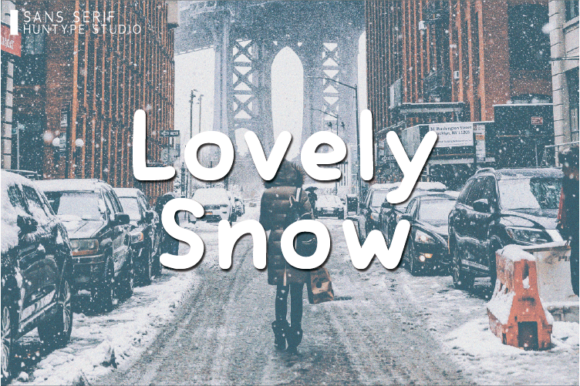 Lovely Snow: A Handwritten Font for Joyful Editorial Design