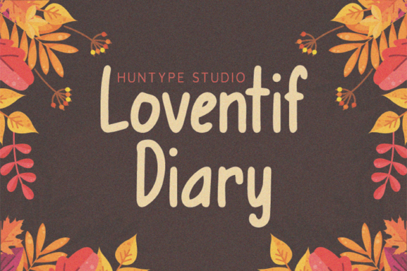 Loventif Diary: A Charming Handwritten Font for Creative Projects