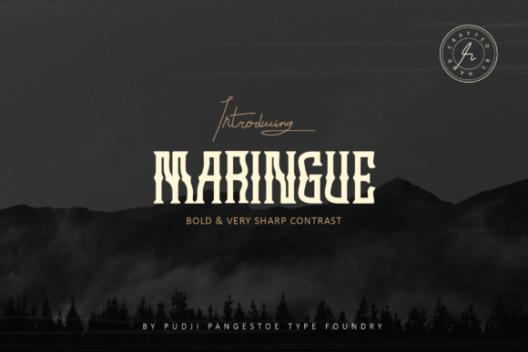 Maringue: A Retro Western Font for Bold Branding and Campaign Visuals