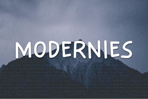 Modernies: A Fun and Casual Handwritten Font for Editorial Design