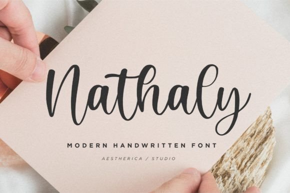 Nathaly: A Sweet Handwritten Font for Romantic Campaign Designs