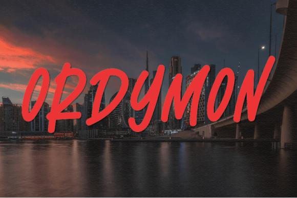 Ordymon: A Fun and Casual Handwritten Font for Modern Web Design
