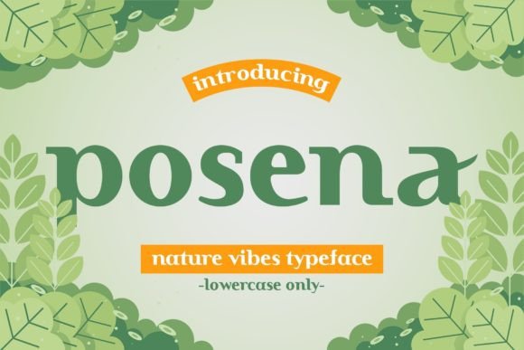 Posena Font: A Fresh Serif with Natural Elegance