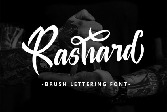 Rashard: A Natural Handwritten Brush Font for Crafters and Makers