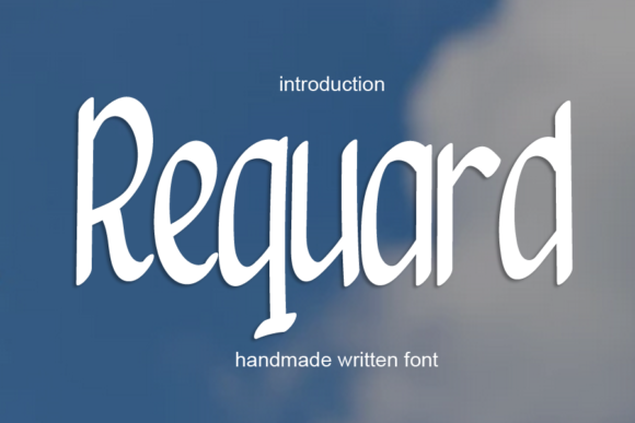 Requard: A Handwritten Font That Elevates Editorial Design with Natural Flow