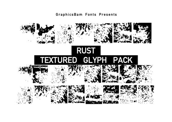 Rusted Textured Glyphs: A Bold Font Choice for Craft-Inspired Web Design