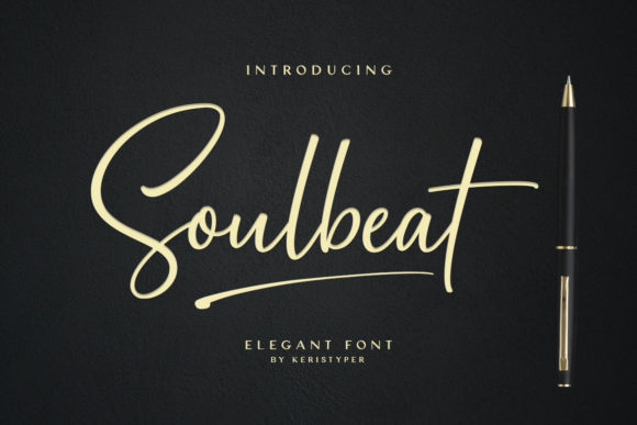 Soulbeat: A Delicate Script Font for Handmade Business Branding
