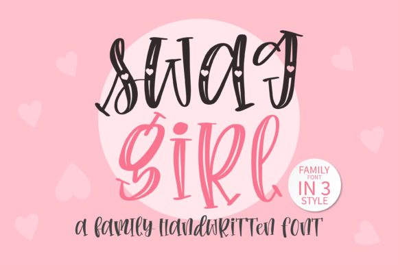 Swag Girl Font: A Stylish Display Typeface for Creative Projects