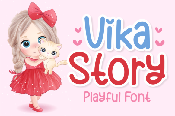 Vika Story: A Cute Handwritten Font for Digital Marketing Magic